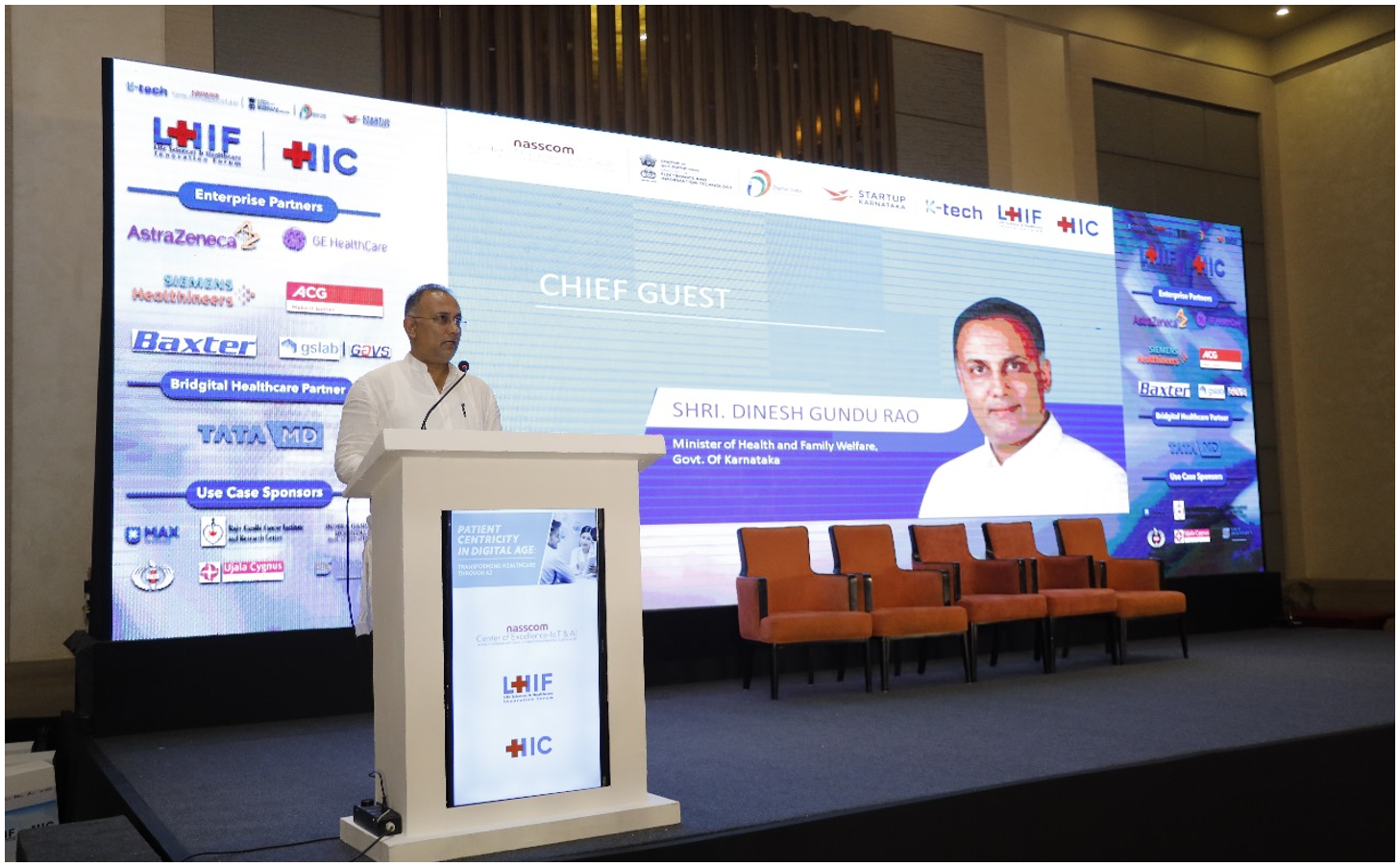 Shri Dinesh Gundu Rao Minister of Health and Family Welfare, Govt.of Karnataka